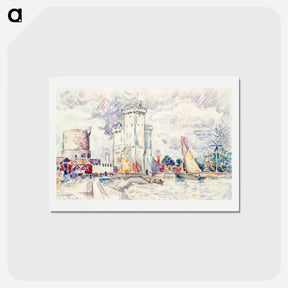 アートポストカード-La Rochelle - ポール シニャック Postcard.