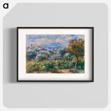 Landscape (Paysage) - Pierre-Auguste Renoir Poster.