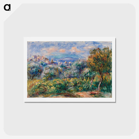 アートポストカード-Landscape (Paysage) - ピエール オーギュスト ルノワール Postcard.