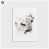 アートポストカード-Mustaches
 - ピエール ボナール Postcard.