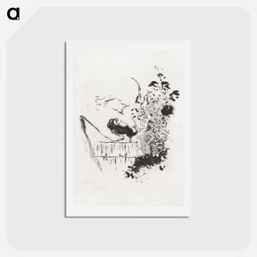 アートポストカード-Mustaches
 - ピエール ボナール Postcard.