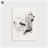 アートポストカード-Mustaches
 - ピエール ボナール Postcard.