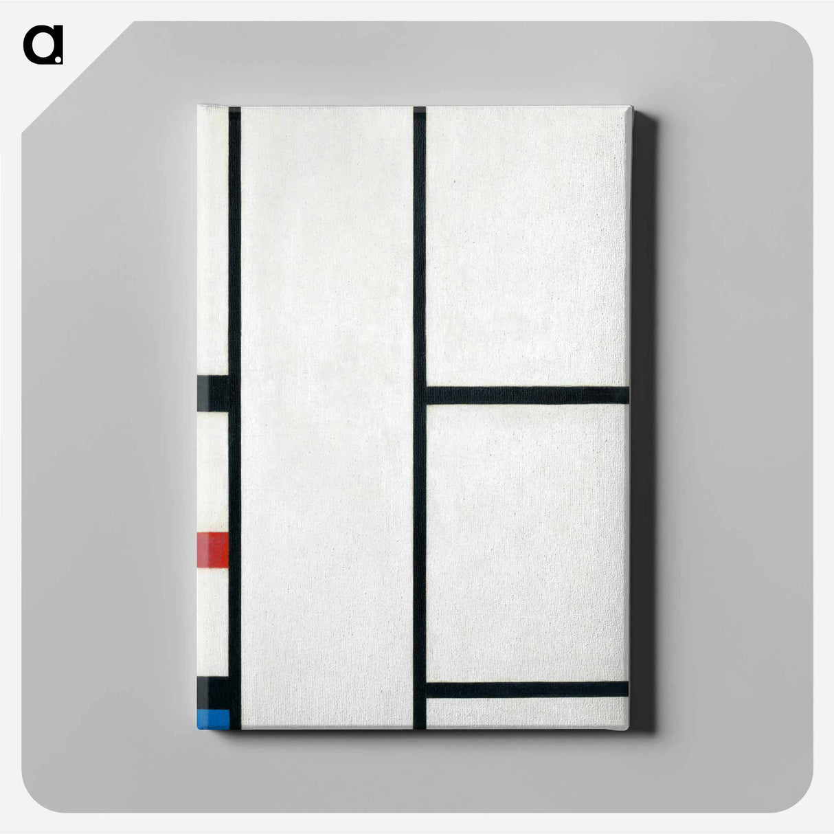 Composition with Red, Yellow, and Blue - Piet Mondrian Canvas.