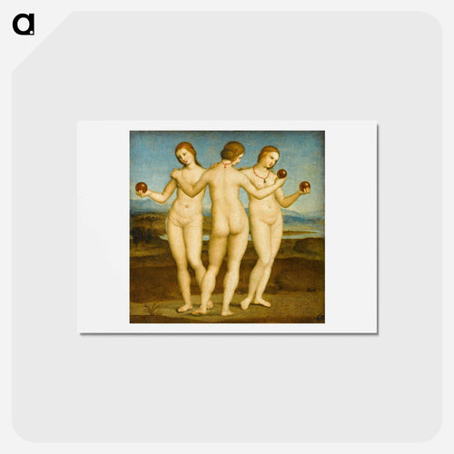 Raphael's Three Graces - Raffaello Santi Postcard.