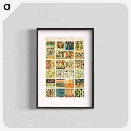 アートポスター-Nineteenth-Century Ornament Pattern
 - 装飾の文法 Poster.