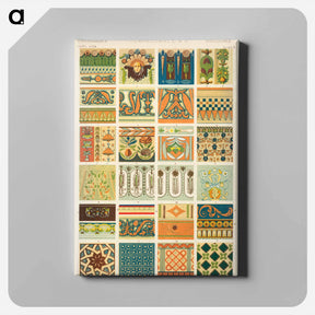 アートパネル-Nineteenth-Century Ornament Pattern
 - 装飾の文法 Canvas.