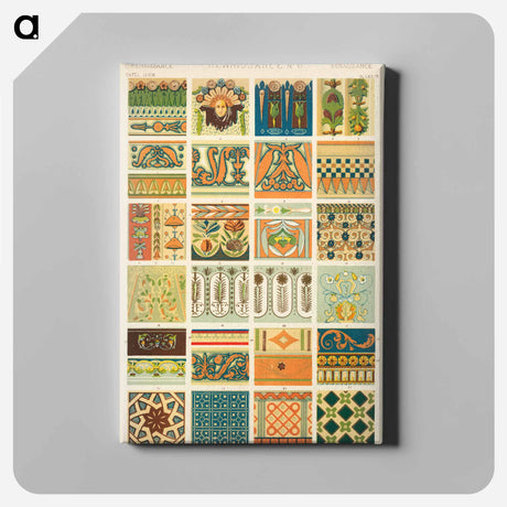 アートパネル-Nineteenth-Century Ornament Pattern
 - 装飾の文法 Canvas.