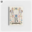 アートメモ帳-Guide for Constructing the Letter B from Mira Calligraphiae Monumenta
 - 書道のお手本 Memo.