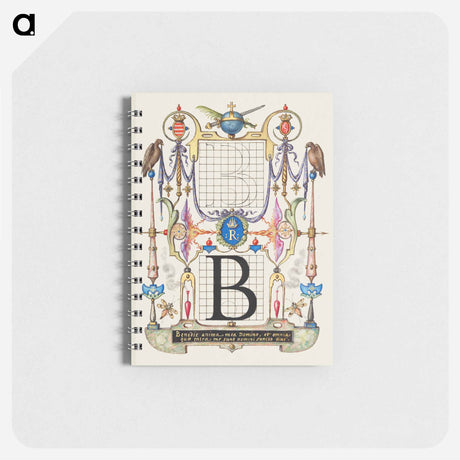 アートメモ帳-Guide for Constructing the Letter B from Mira Calligraphiae Monumenta
 - 書道のお手本 Memo.