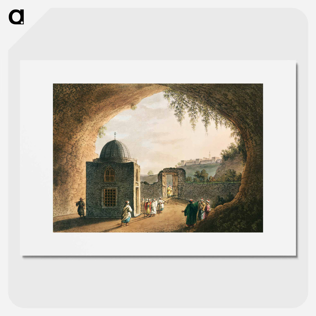 Tomb of Jeremiah - View of the Ottoman Empire Poster.