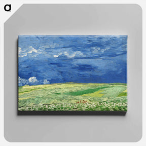 アートパネル-Wheatfield under Thunderclouds - フィンセント ファン ゴッホ Canvas.