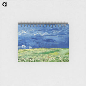 アートメモ帳-Wheatfield under Thunderclouds - フィンセント ファン ゴッホ Memo.
