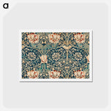 Honeysuckle - ウィリアム モリス Postcard.