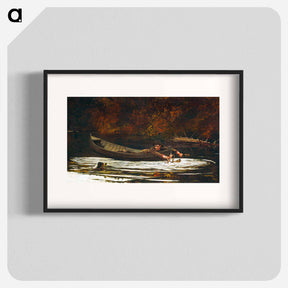 アートポスター-Hound and Hunter - ウィンスロー ホーマー Poster.