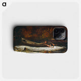 Hound and Hunter - Winslow Homer Phone Case.