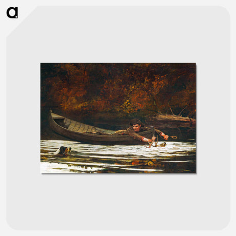 アートポストカード-Hound and Hunter - ウィンスロー ホーマー Postcard.