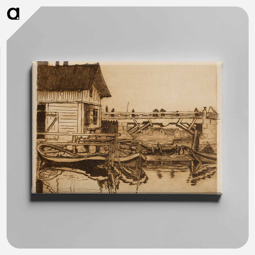 View from porvoo - アルフレッド ウィリアム フィンチ Canvas.