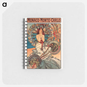 アートメモ帳-Monaco Monte Carlo - アルフォンス ミュシャ Memo.