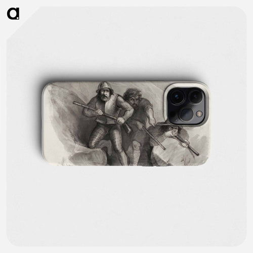 Kolme italialaista rosvoa kivääreineen - アンダース エクマン Phone Case.