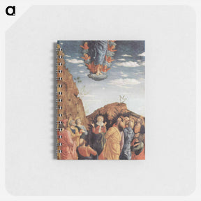 アートメモ帳-The Ascension, left hand panel from the Altarpiece - アンドレア マンテーニャ Memo.