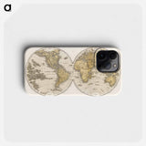 A Cyclopedia of Geography - アンティーク地図 Phone Case.