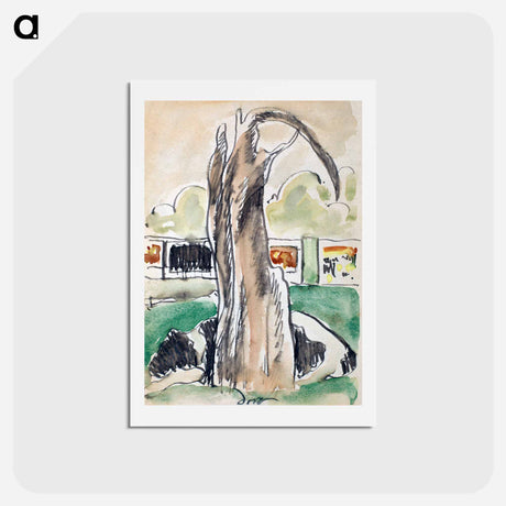 アートポストカード-Tree - アーサー ダヴ Postcard.