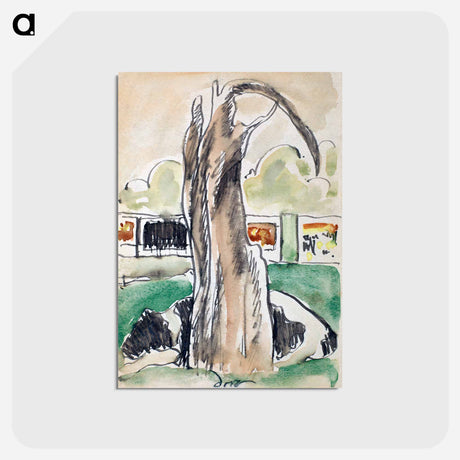 アートポストカード-Tree - アーサー ダヴ Postcard.