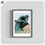 Free The Thinker - Auguste Rodin Poster.