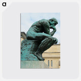 Free The Thinker - オーギュスト ロダン Postcard.