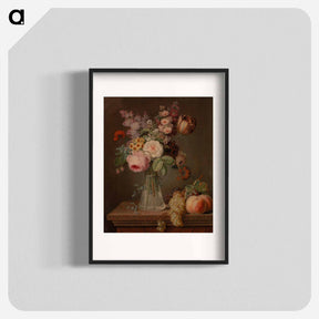 アートポスター-Flower Piece in Glass Vase
 - バーンズ・コレクション Poster.