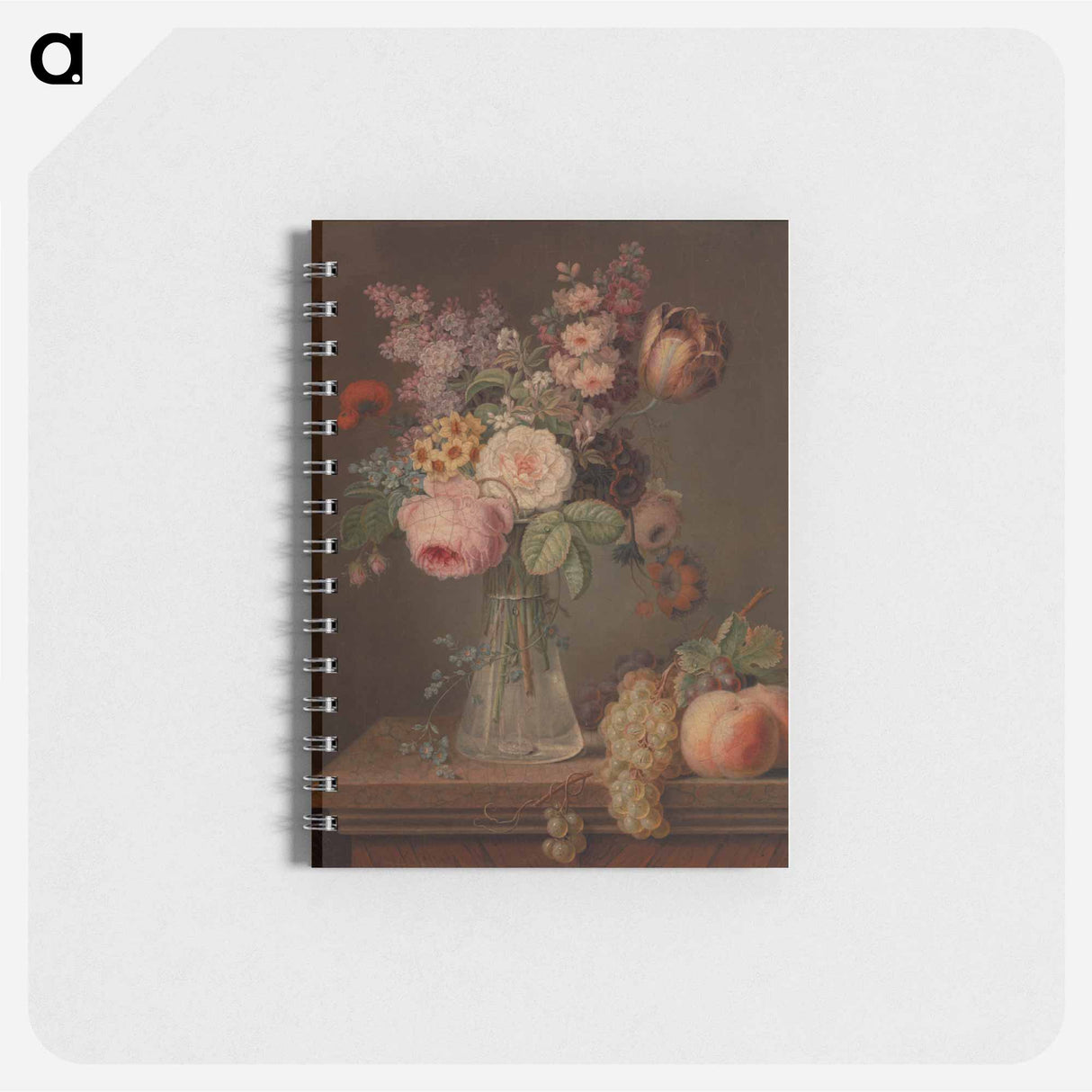 アートメモ帳-Flower Piece in Glass Vase
 - バーンズ・コレクション Memo.