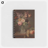 アートメモ帳-Flower Piece in Glass Vase
 - バーンズ・コレクション Memo.