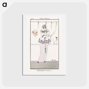 アートポストカード-Deshabillé du matin
 - シャルル マルタン Postcard.
