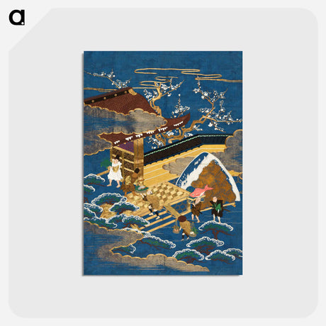 アートポストカード-Embroidered Fukusa
 - クリーブランド美術館 Postcard.