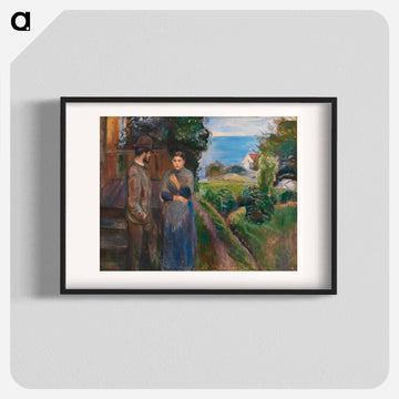 Evening passion - Edvard Munch Poster.