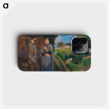 Evening passion - Edvard Munch Phone Case.