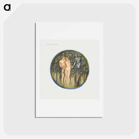 アートポストカード-Adder's Tongue from The Flower Book - エドワード バーン ジョーンズ Postcard.
