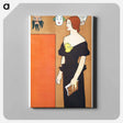 アートパネル-Woman in black dress - エドワード ペンフィールド Canvas.