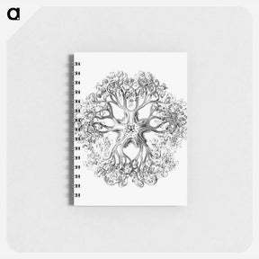 アートメモ帳-Vintage brittle star illustration - エルンスト ヘッケル Memo.