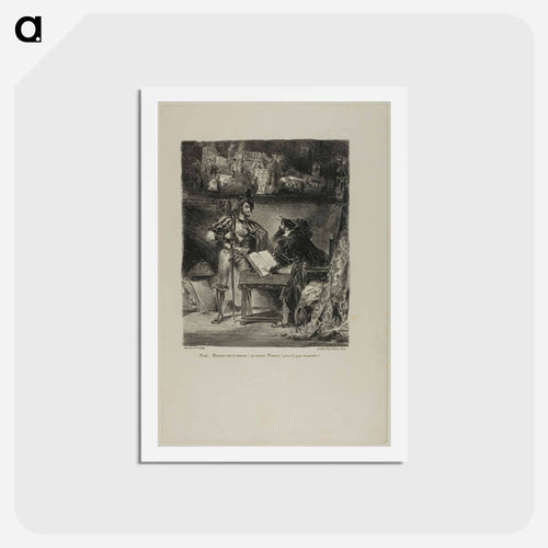 イエロー - ウジェーヌ ドラクロワ Postcard.