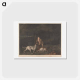 アートポストカード-Death of the Doe
 - ジョージ スタッブス Postcard.