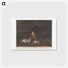 アートポストカード-Death of the Doe
 - ジョージ スタッブス Postcard.