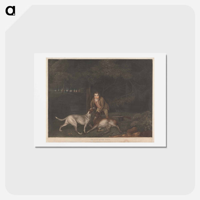 アートポストカード-Death of the Doe
 - ジョージ スタッブス Postcard.