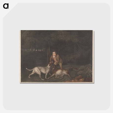 アートポストカード-Death of the Doe
 - ジョージ スタッブス Postcard.