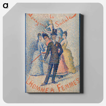 The Ladies' Man - ジョルジュ スーラ Canvas.
