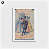 アートポストカード-The Ladies' Man - ジョルジュ スーラ Postcard.