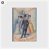 アートポストカード-The Ladies' Man - ジョルジュ スーラ Postcard.