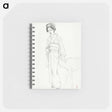 アートメモ帳-Standing Woman Stroking a Deer
 - 橋口 五葉 Memo.