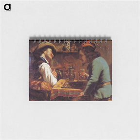 アートメモ帳-The Draughts Players - ギュスターヴ クールベ Memo.