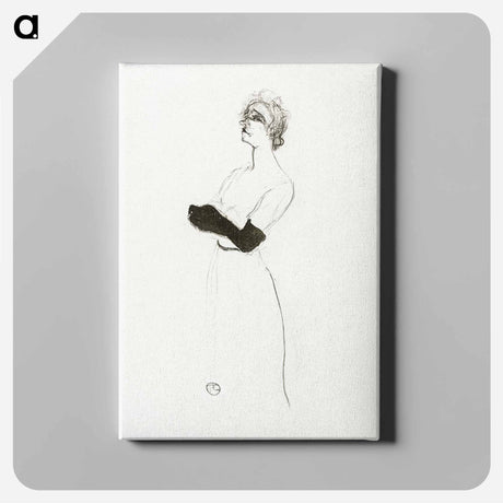 アートパネル-Yvette Guilbert - アンリ ド トゥールーズ ロートレック Canvas.